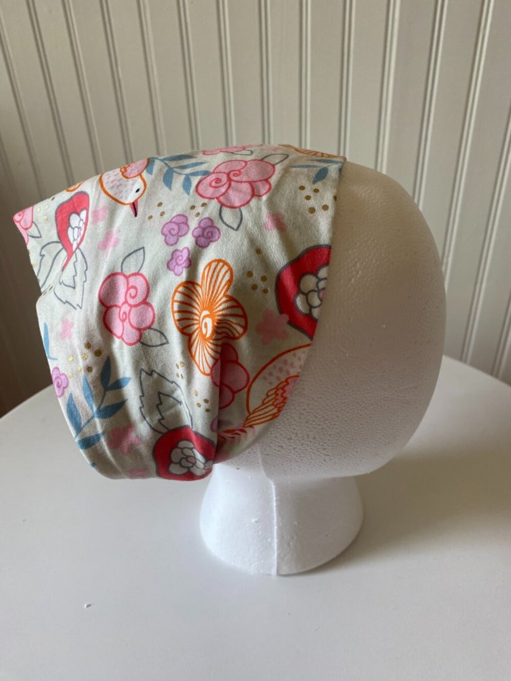 Head Scarf/Extra Wide Headband Bird Print